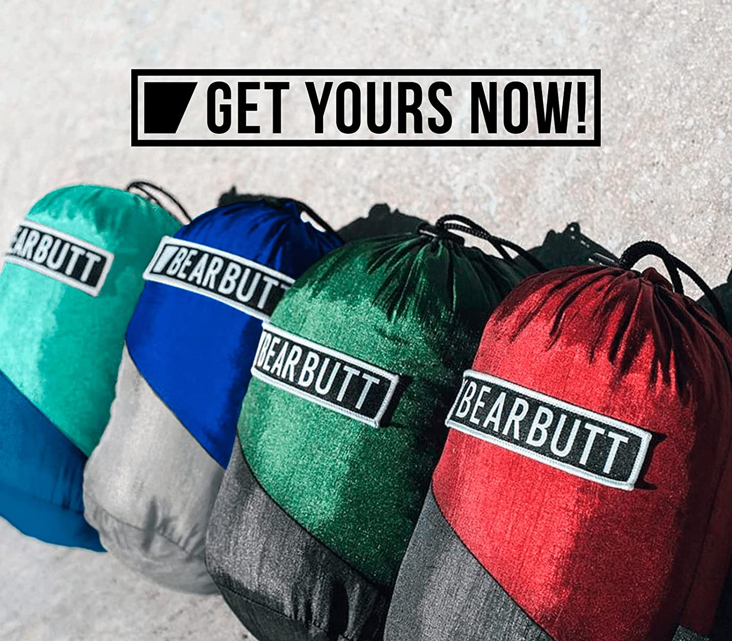 2 Person Portable Hammock - Backpacking to Camping - Double Hammock for Travel & Outdoor