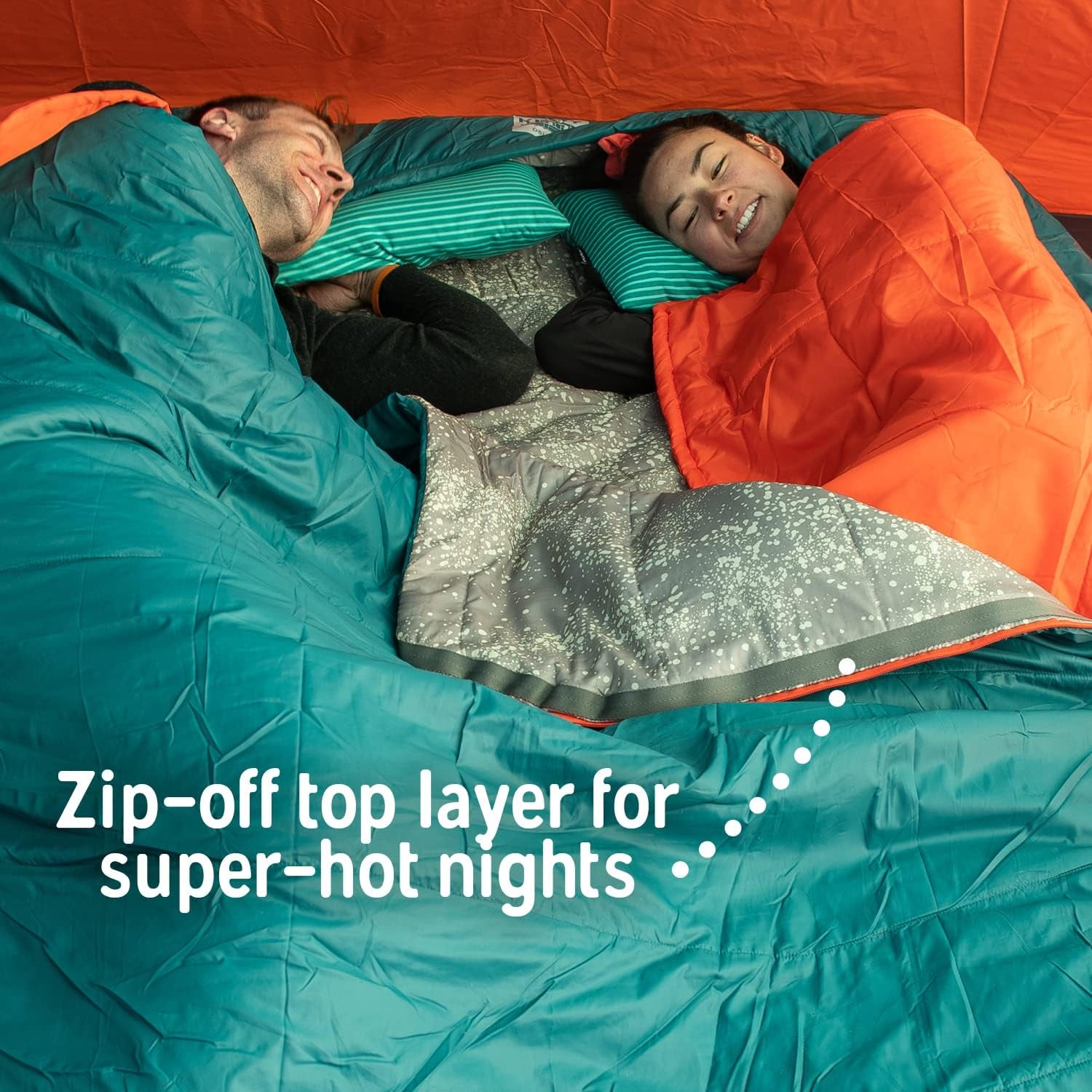 Cozy Two-Person Camping Essential for Couples & Families –  Doublewide 20°F Sleeping Bag