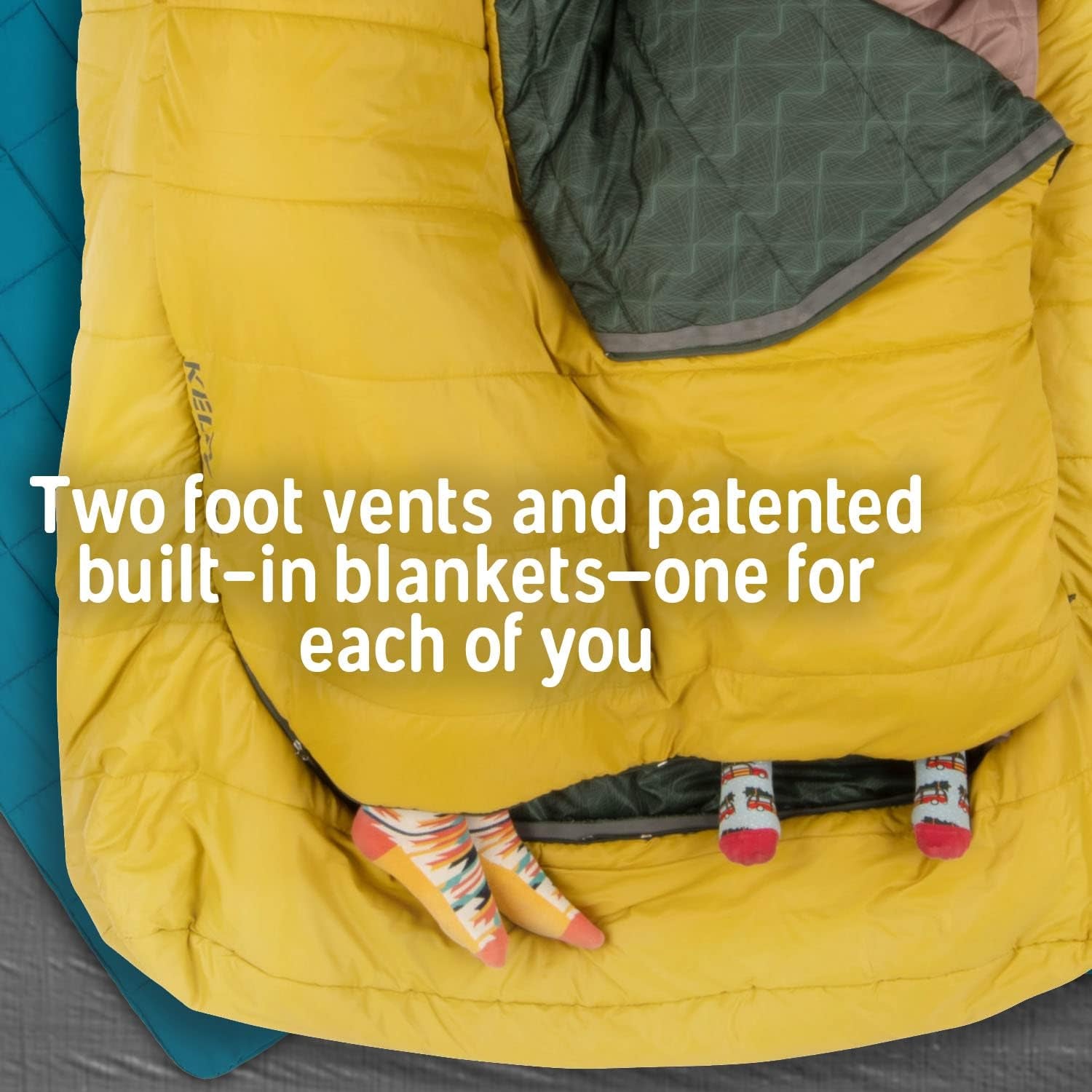 Cozy Two-Person Camping Essential for Couples & Families –  Doublewide 20°F Sleeping Bag
