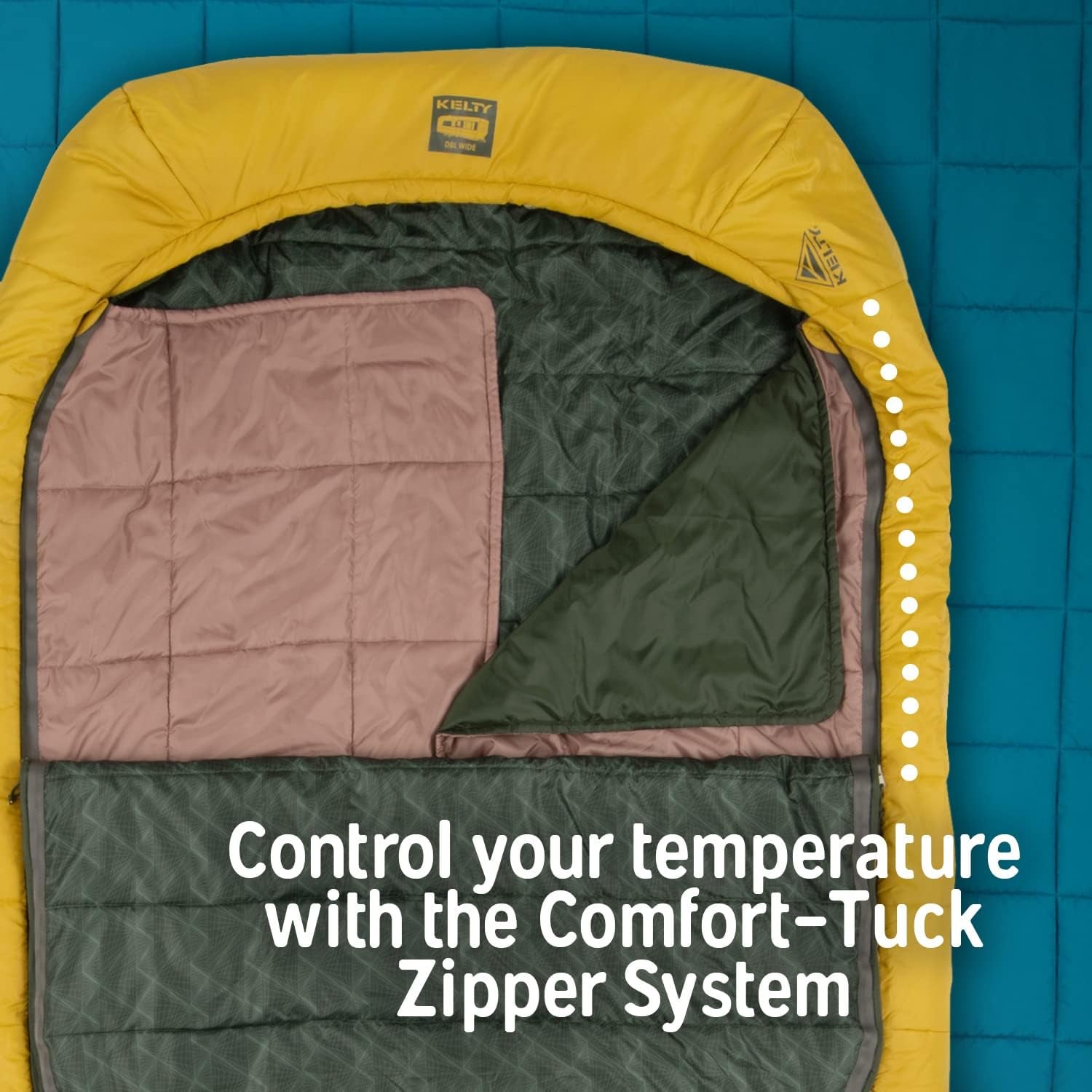 Cozy Two-Person Camping Essential for Couples & Families –  Doublewide 20°F Sleeping Bag