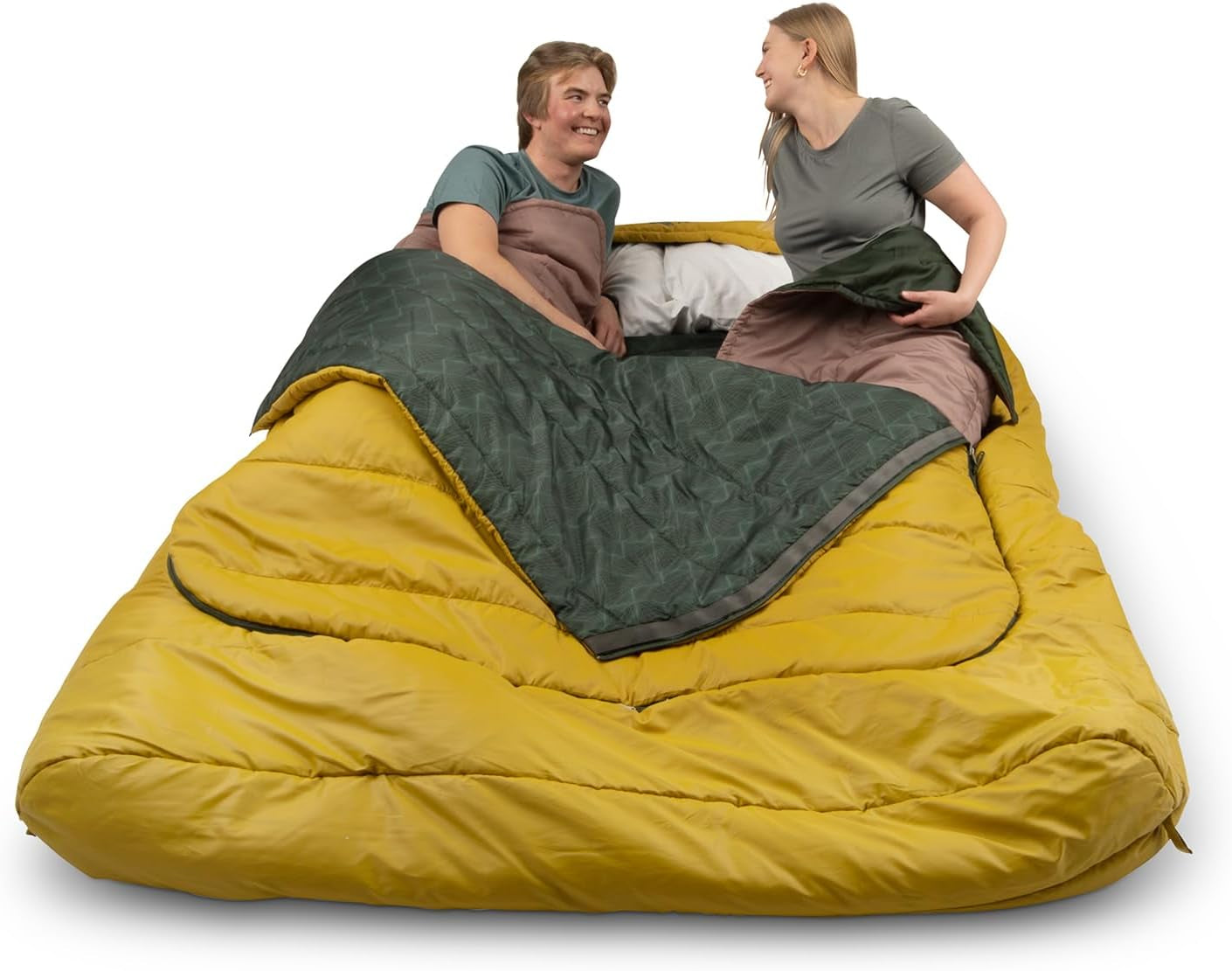 Cozy Two-Person Camping Essential for Couples & Families –  Doublewide 20°F Sleeping Bag